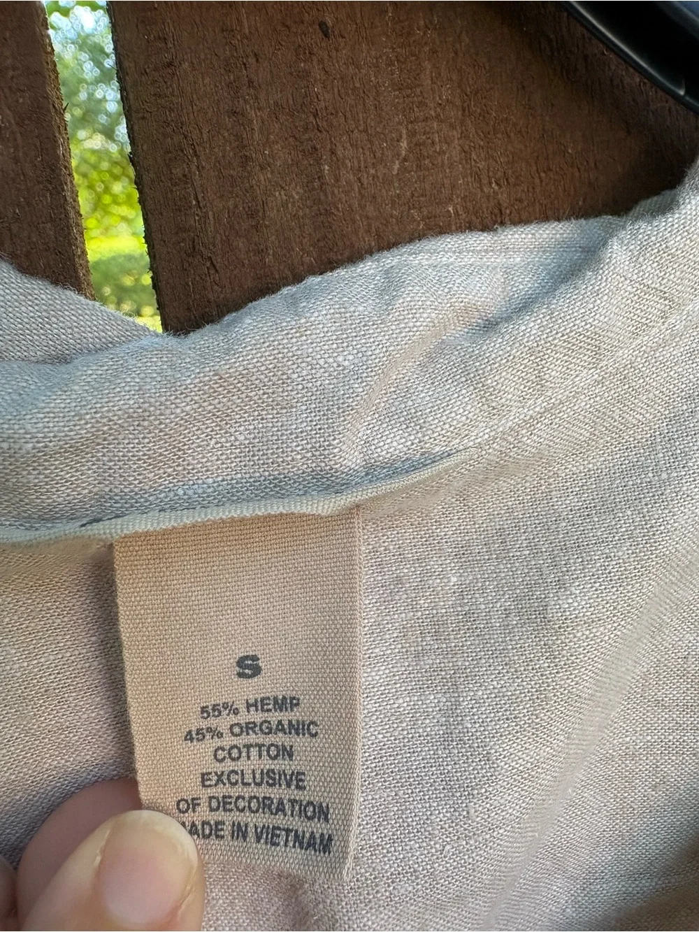 Duluth safari Organic Cotton resort Utility Shirt Dress Tunic Size Small Beige - Picture 4 of 5